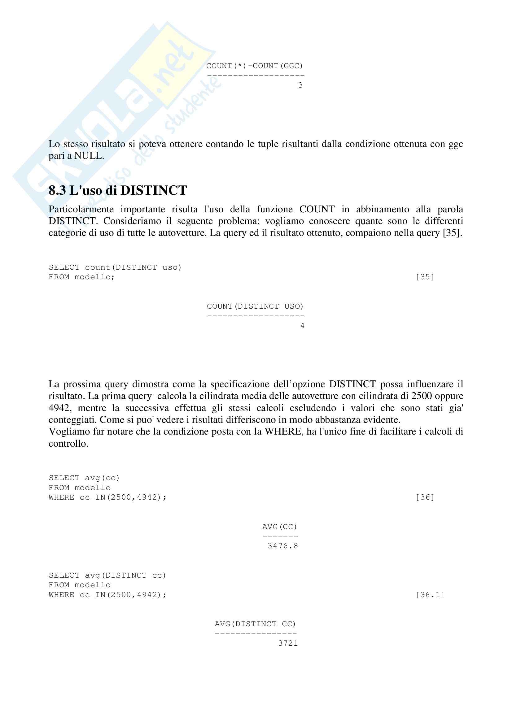 Informatica - le espressioni e le funzioni Pag. 6