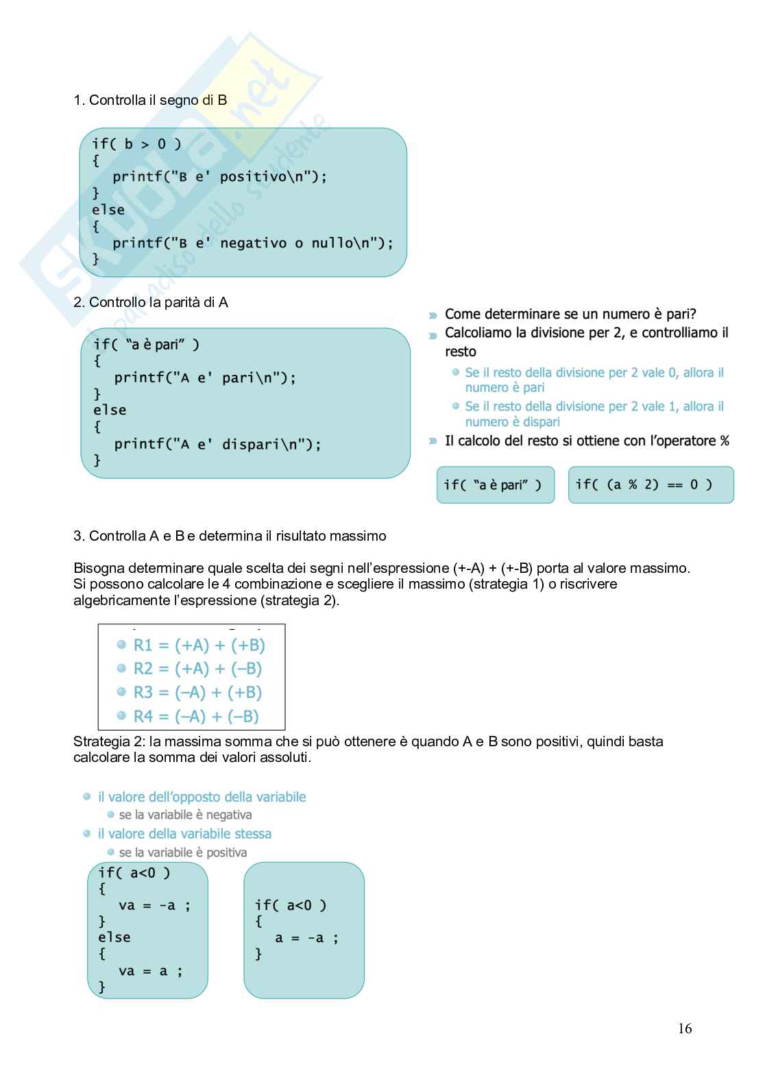 Appunti di Elementi di informatica e programmazione Pag. 16