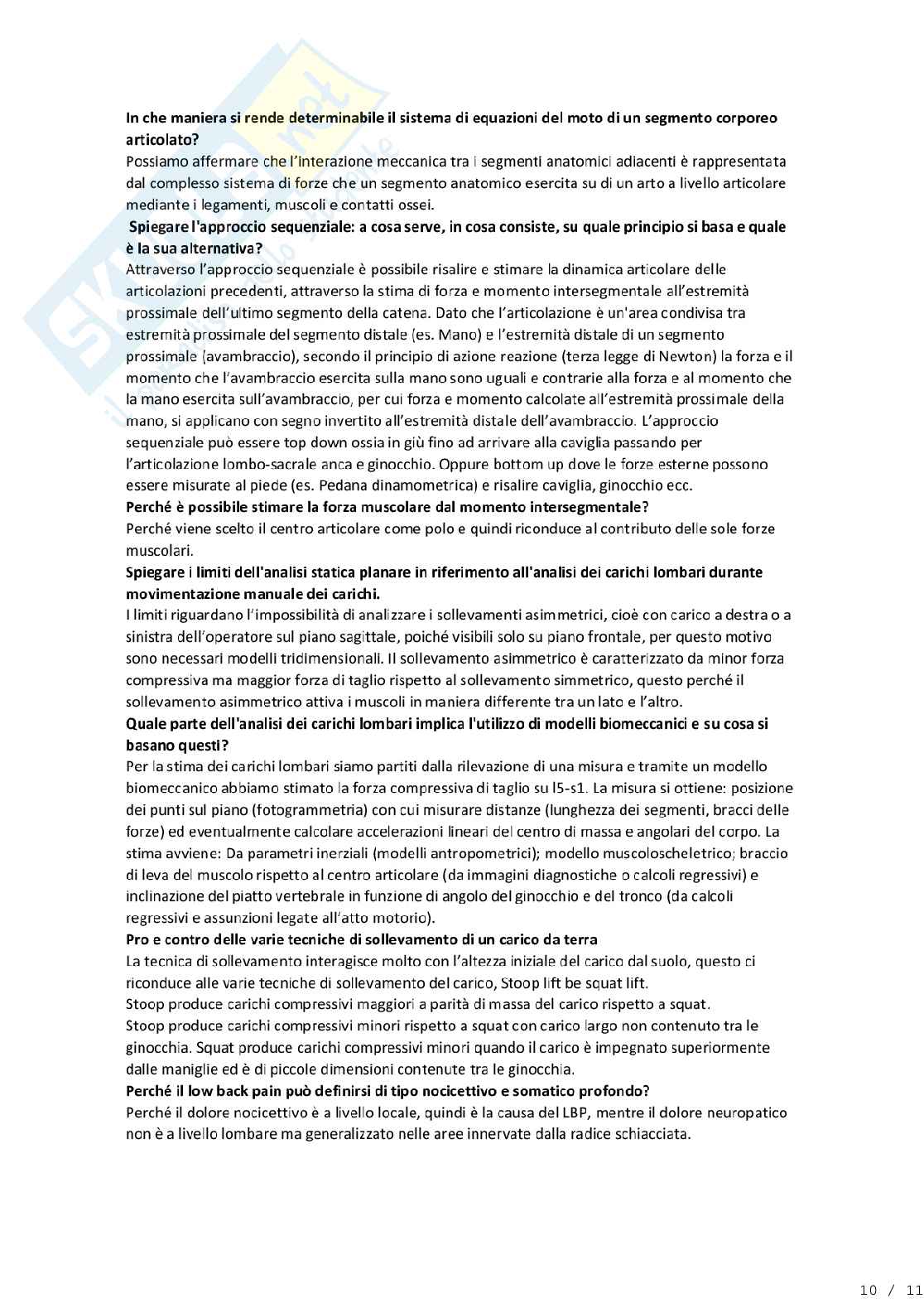 Paniere Ergonomia (2026) - Risposte aperte corrette  Pag. 11