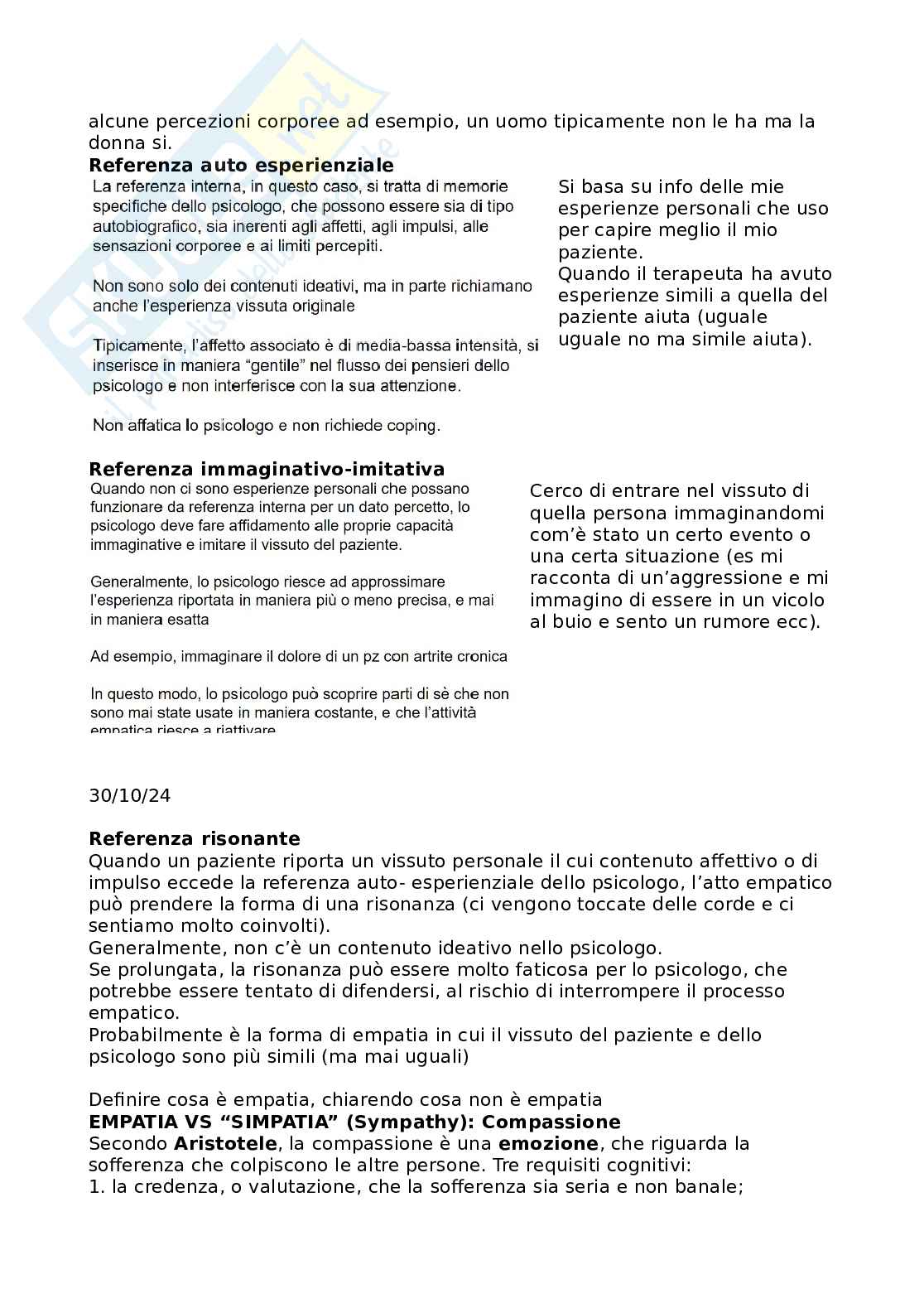 Appunti esame Psicologia clinica Pag. 21