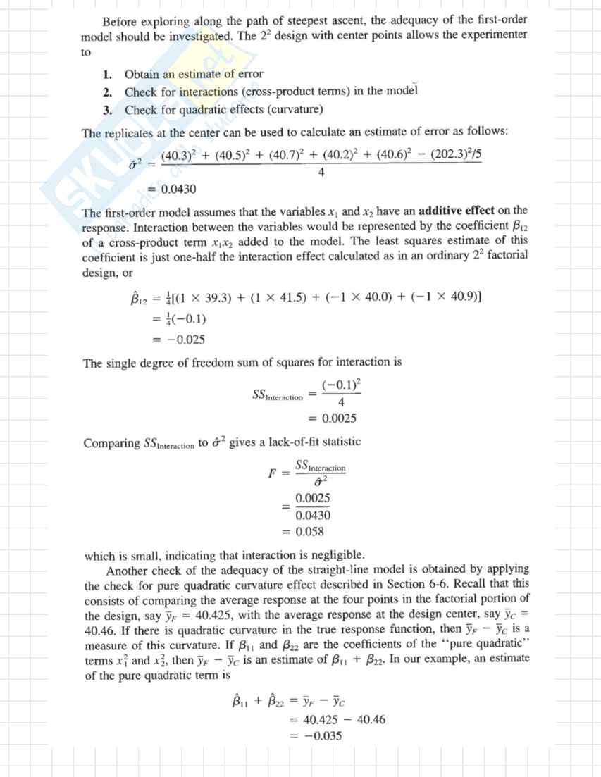 Appunti Statistica per la sperimentazione e le previsioni in ambito tecnologico (Parte 2) Pag. 26