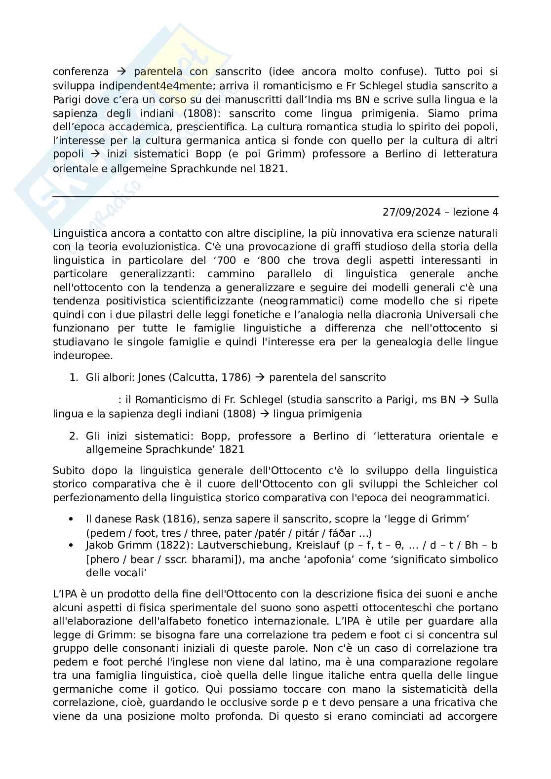 Storia della linguistica Pag. 16