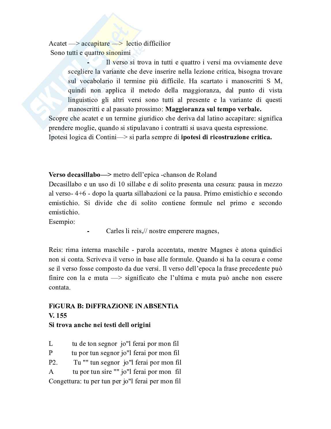 Appunti completi di Filologia romanza (avanzato) Pag. 26