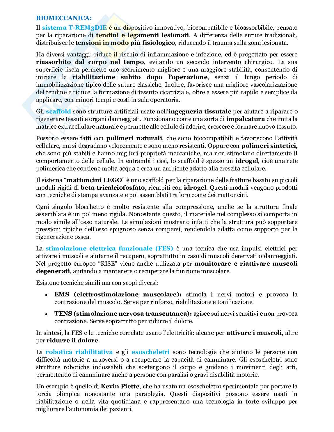 Fondamenti biologia, anatomia e fisiologia - Parte 3 Pag. 1
