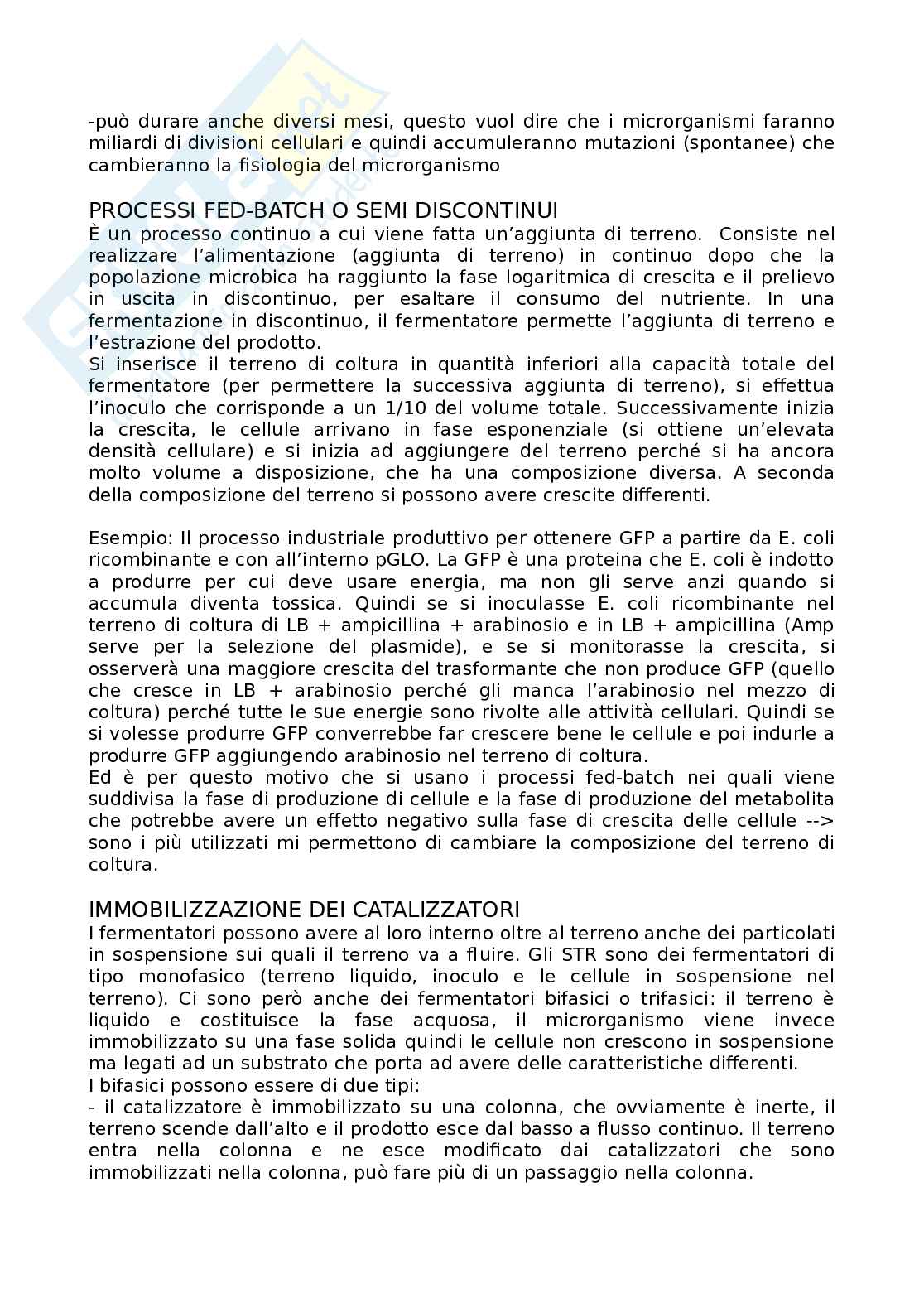 Biotecnologie - Processi e farmacologia Pag. 11