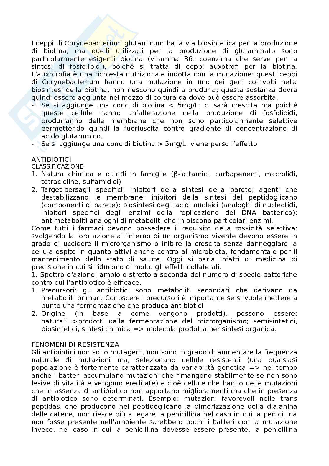 Biotecnologie - Processi e farmacologia Pag. 21