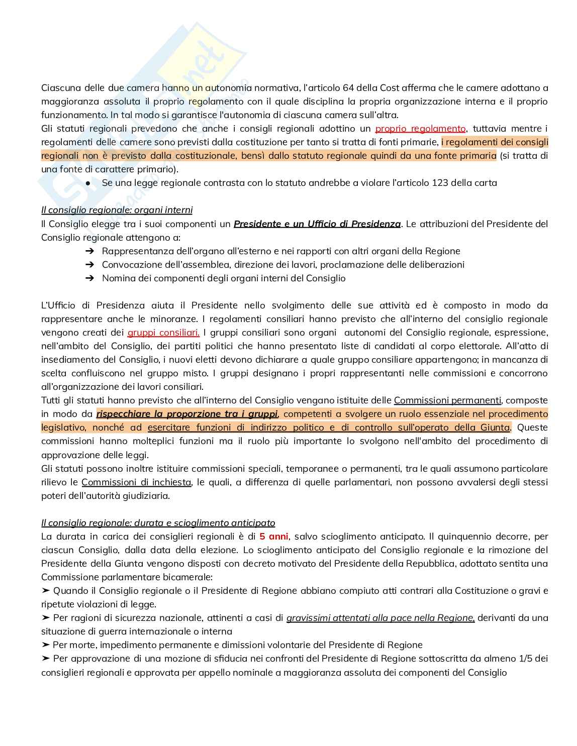 Diritto regionale Pag. 16
