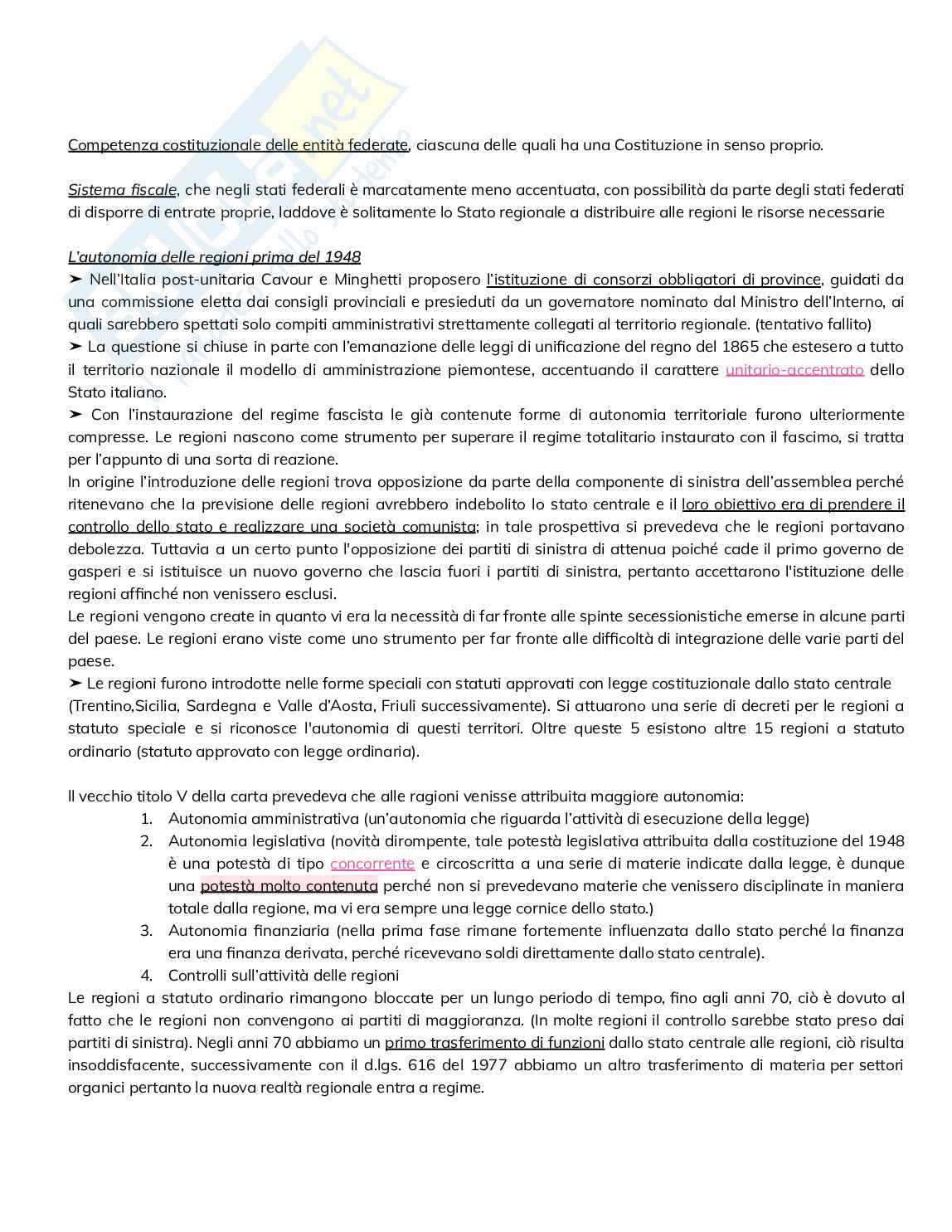 Diritto regionale Pag. 2