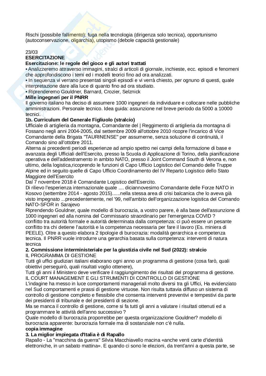 Appunti di Amministrazione e politiche pubbliche Pag. 56