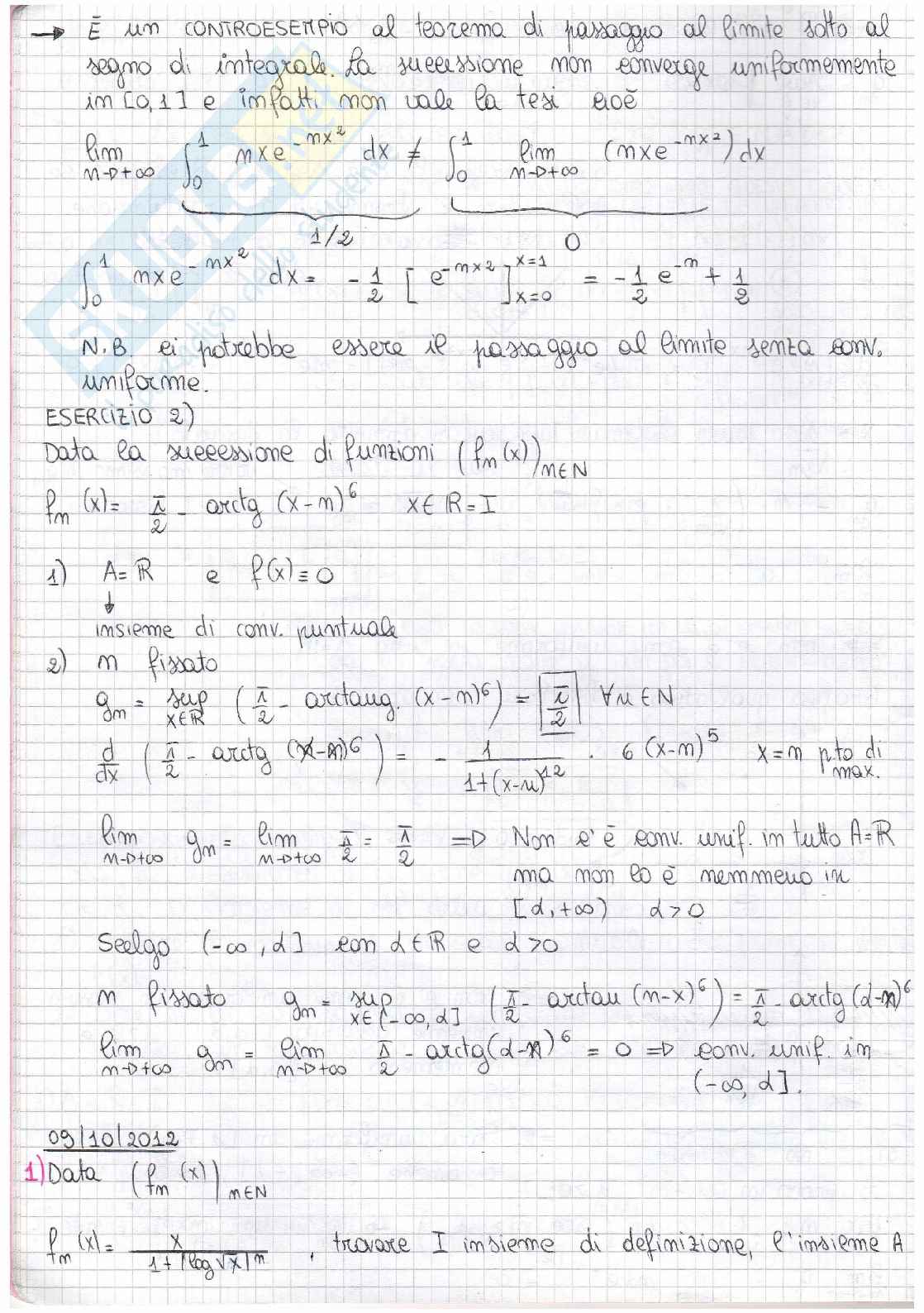 Analisi matematica 2 (Appunti) Pag. 11