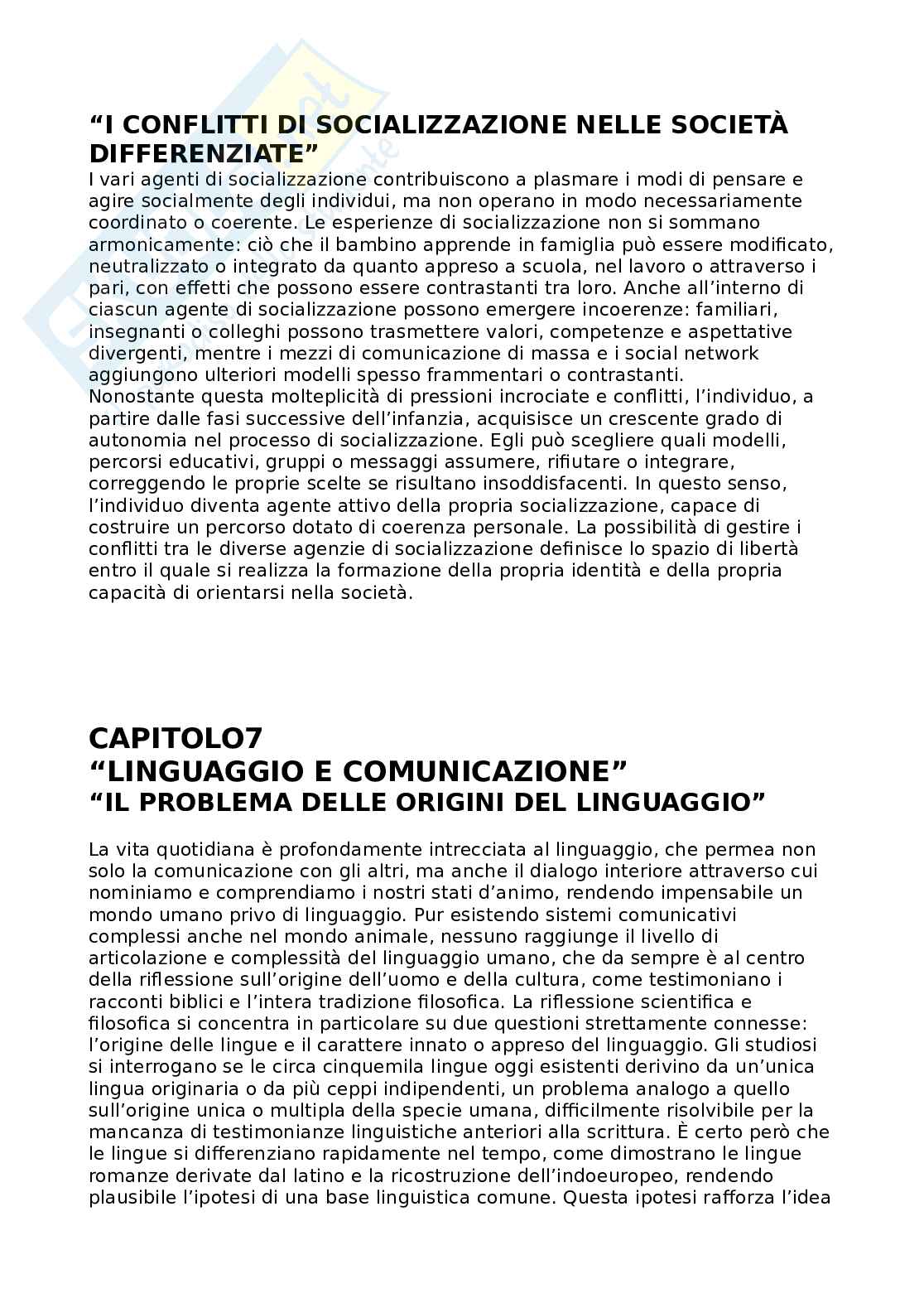 Riassunto esame Sociologia e metodologia della ricerca sociale, Prof. Bevilacqua Emiliano, libro consigliato Sociologia. I concetti di base, Bagnasco, Barbagli, Cavalli Pag. 51
