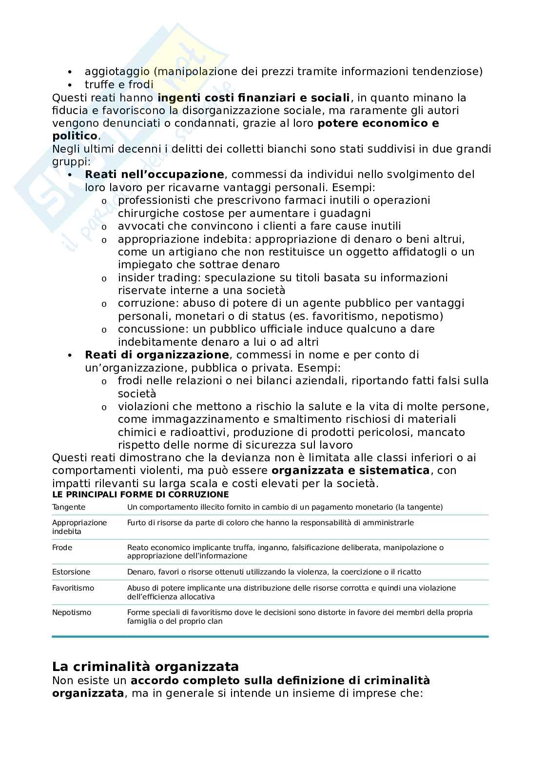Riassunto esame Sociologia e metodologia della ricerca sociale, Prof. Bevilacqua Emiliano, libro consigliato Sociologia. I concetti di base, Bagnasco, Barbagli, Cavalli Pag. 66