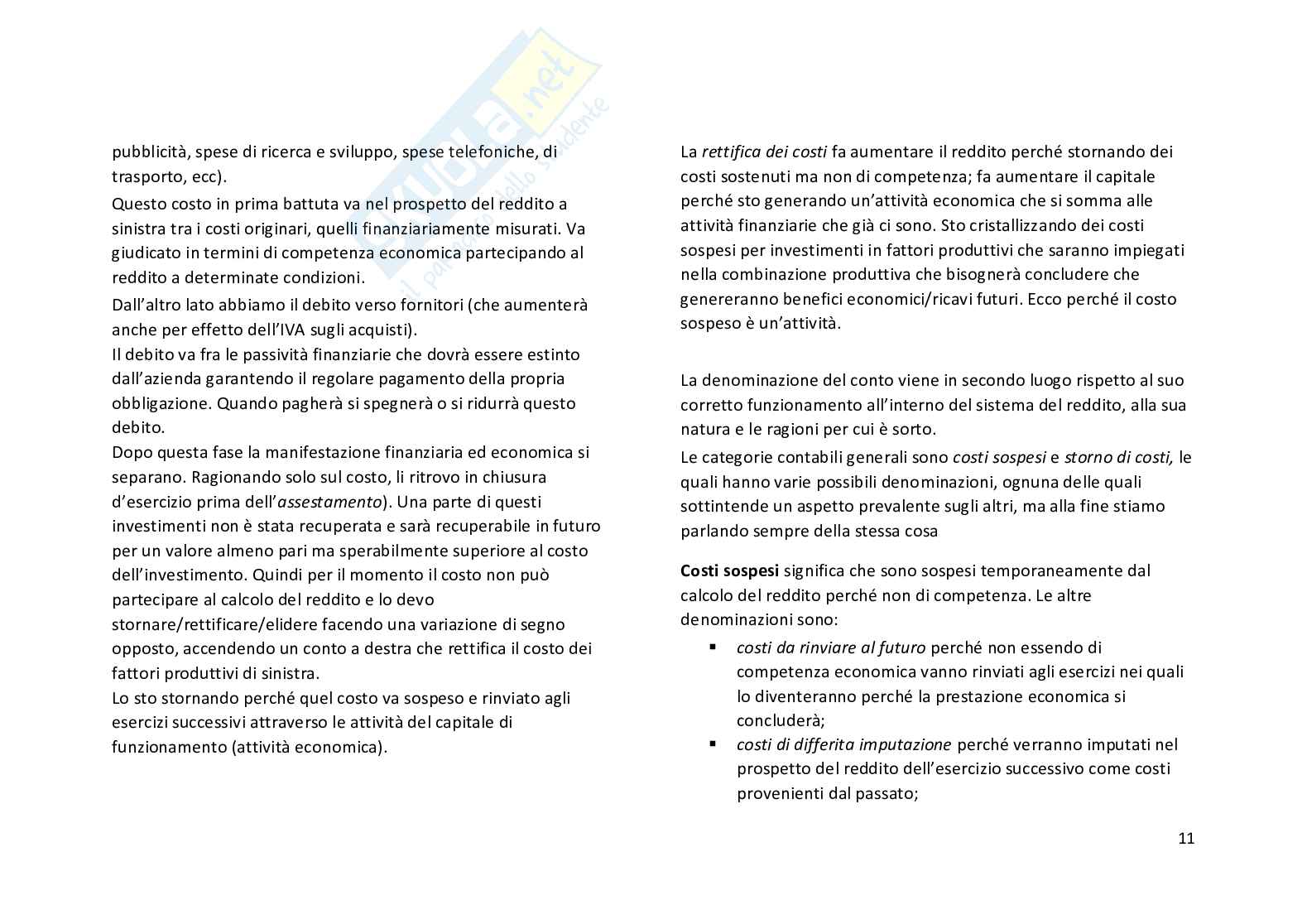 Appunti Metodologie e determinazioni quantitative d'azienda Pag. 11
