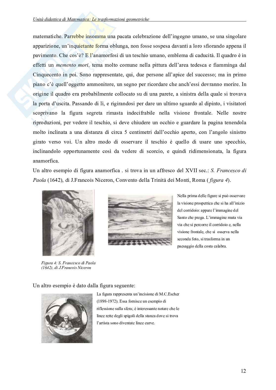 Trasformazioni geometriche nel piano: percorso didattico con Cabri Pag. 11