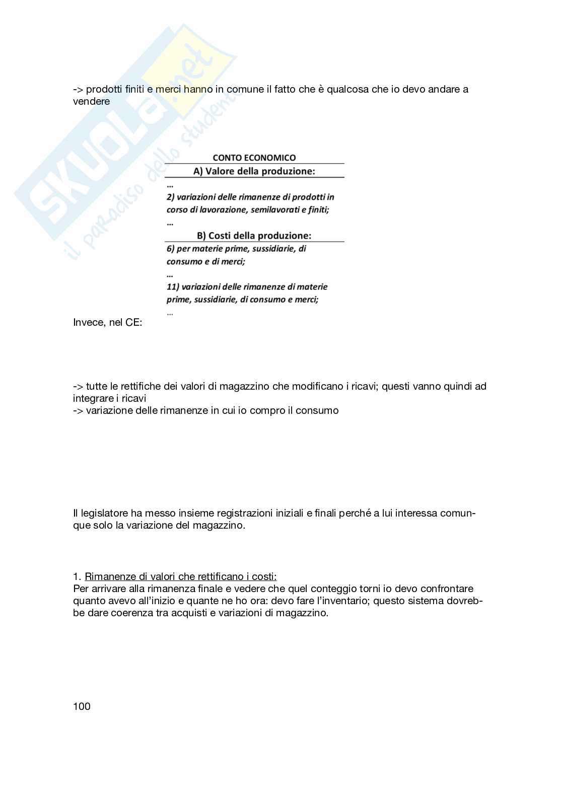 Seconda parte appunti completi di Bilancio d'esercizio Pag. 1