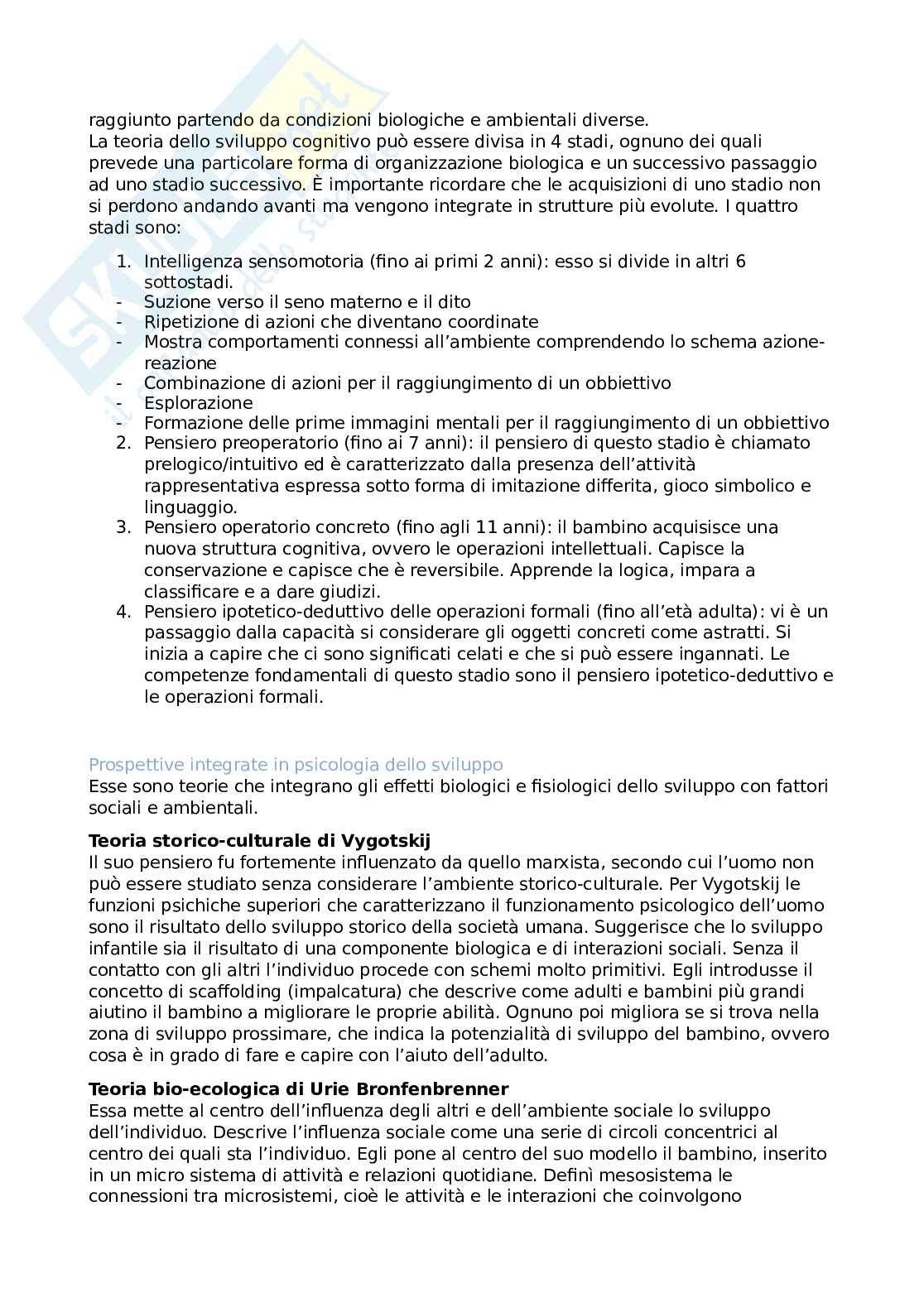 Appunti Psicologia dello sviluppo Pag. 6