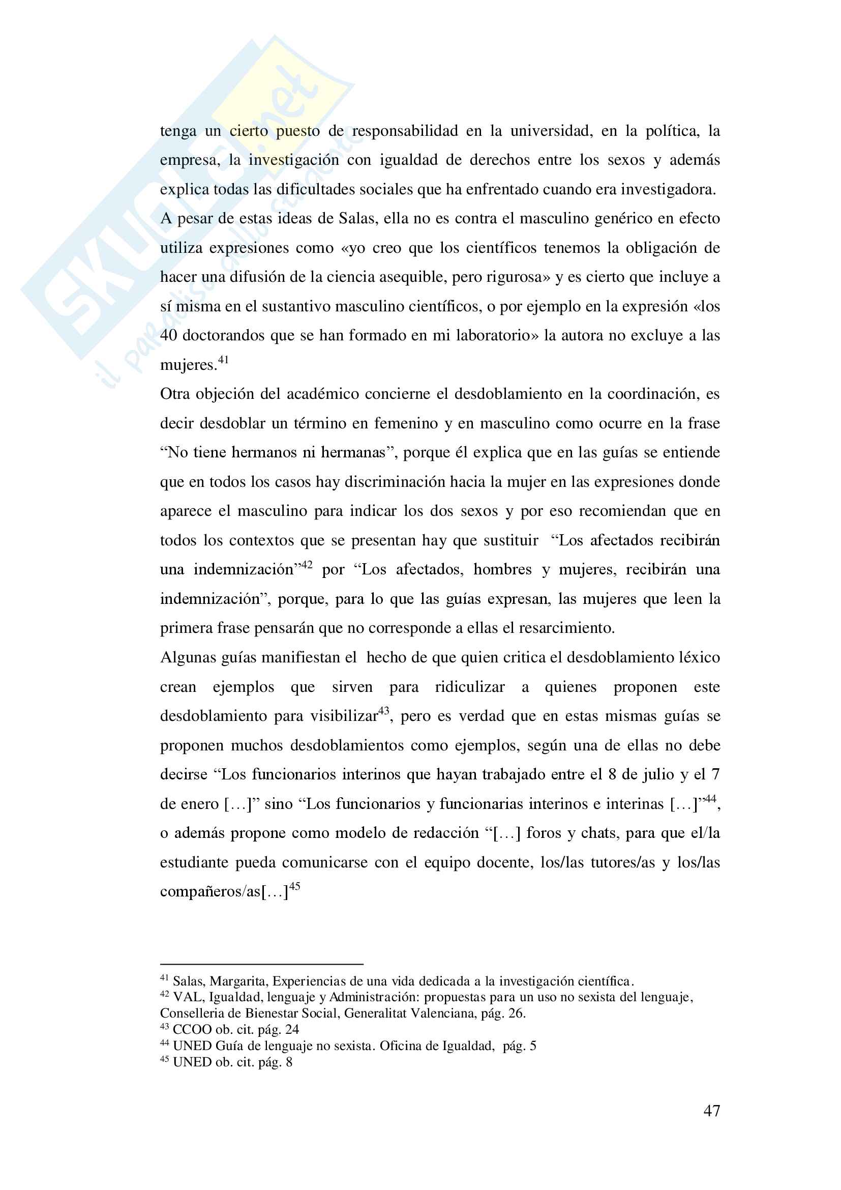 Sexismo lingüístico: una mirada a los fenómenos lingüísticos y sociales que discriminan y ocultan a la mujer Pag. 51