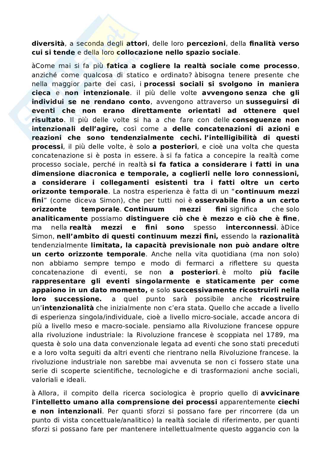 Appunti del corso di sociologia generale Pag. 36