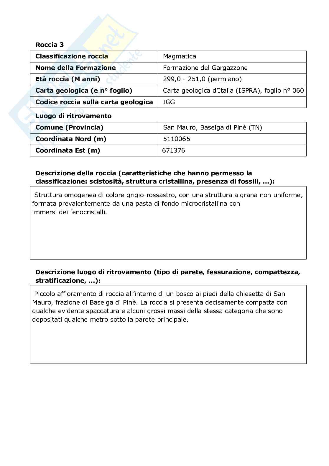 Scheda rocce Pag. 6