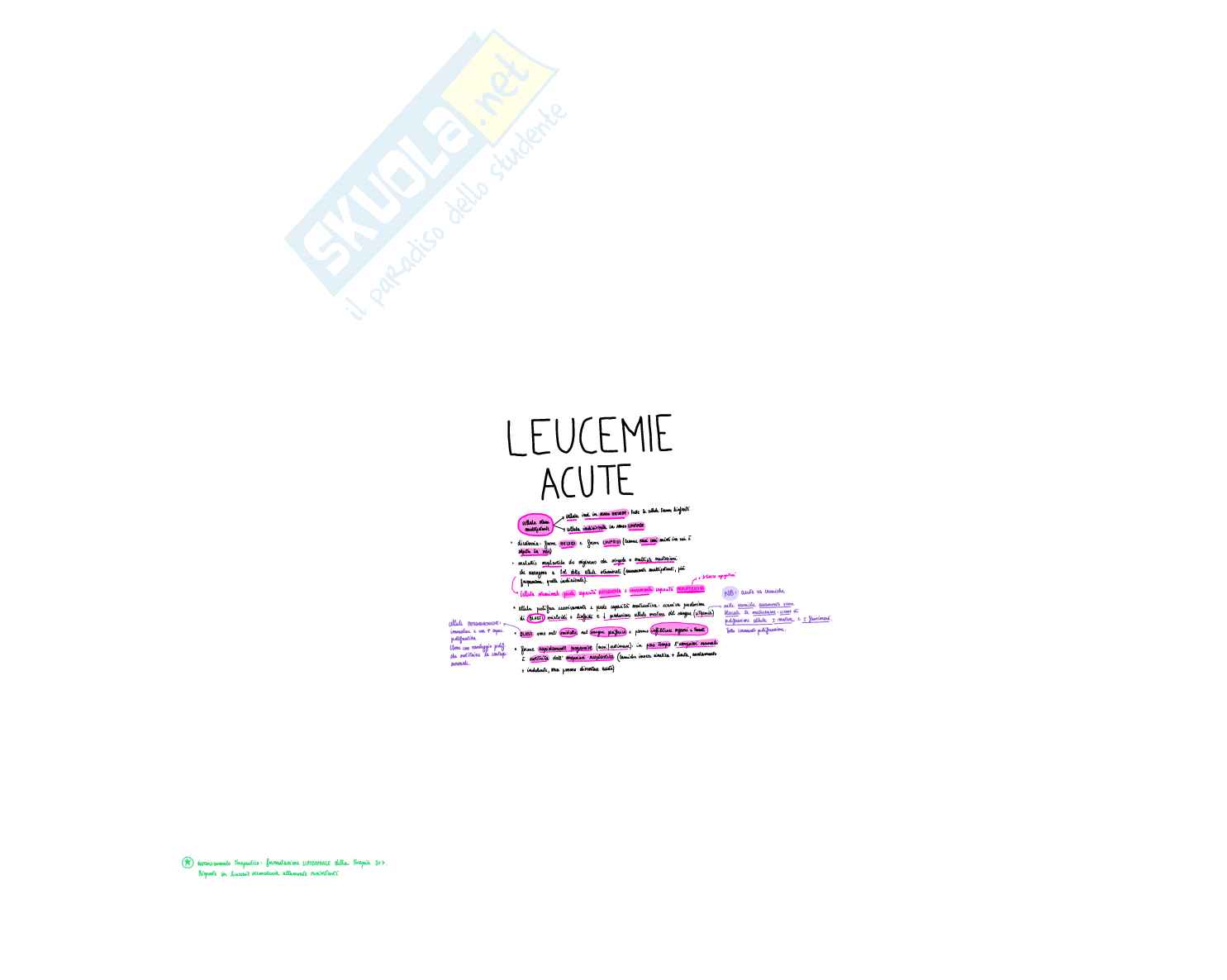 Leucemie acute Pag. 1