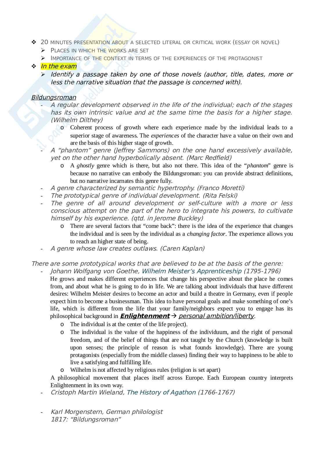 Appunti di Angloamerican literature  Pag. 2