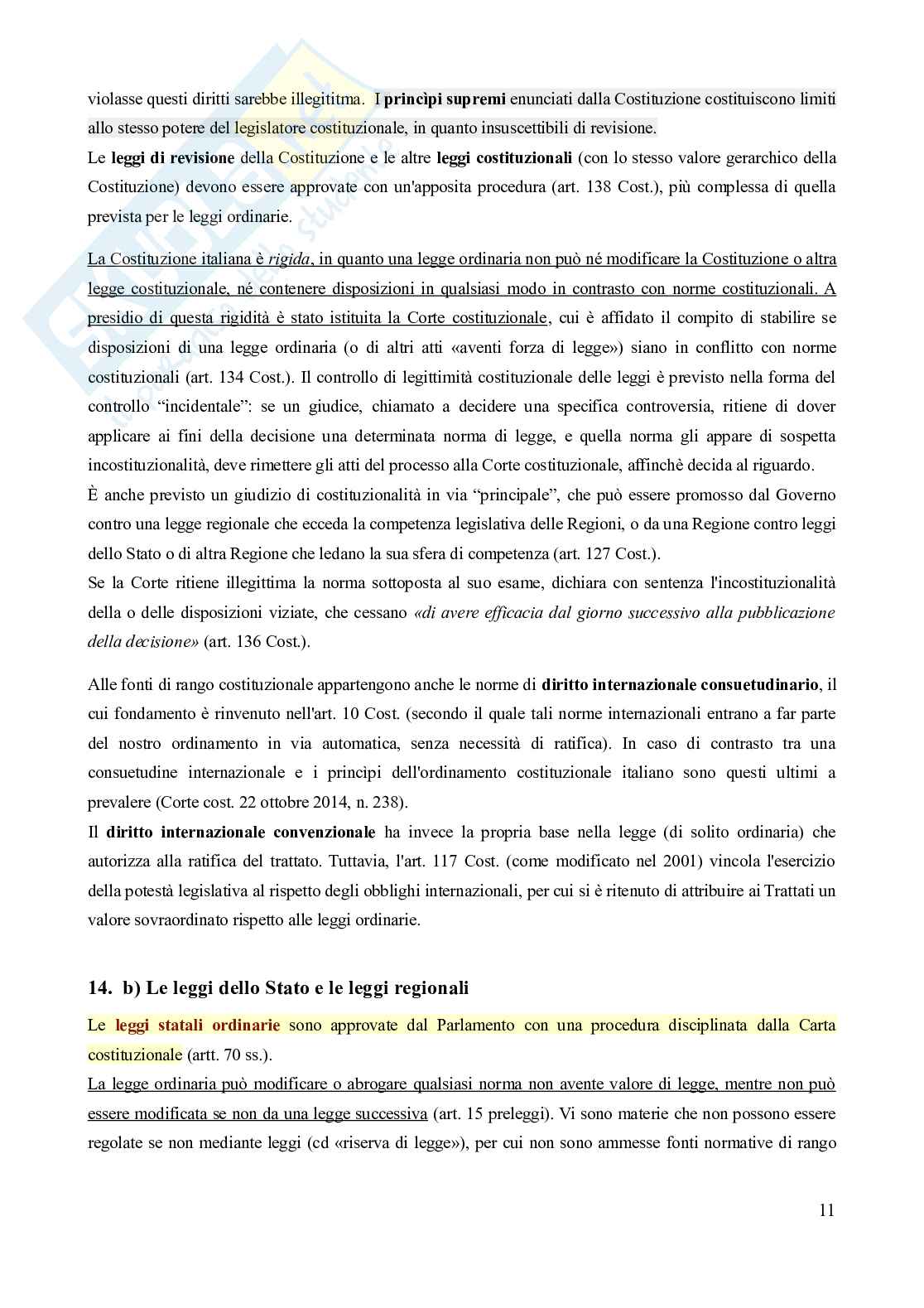 Riassunto esame Istituzioni di Diritto Privato, Prof. Schiavone Giovanni, libro consigliato Manuale di diritto privato (26^ edizione), Torrente, Schlesinger Pag. 11