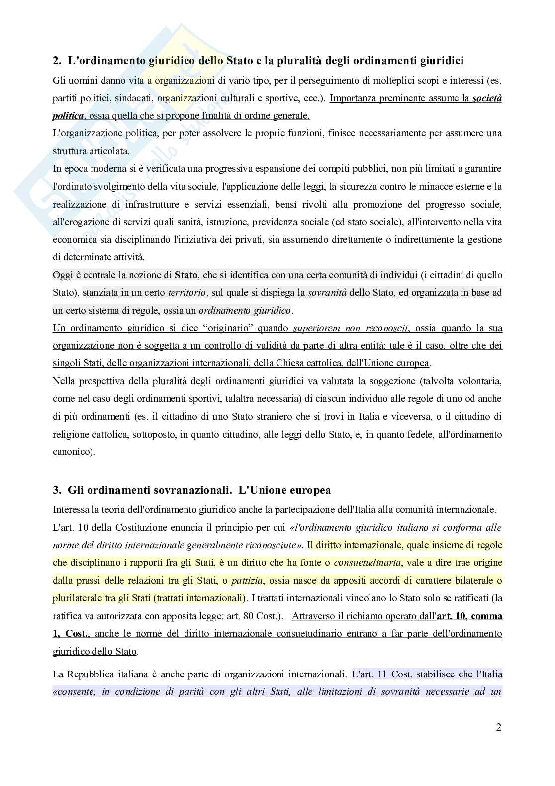 Riassunto esame Istituzioni di Diritto Privato, Prof. Schiavone Giovanni, libro consigliato Manuale di diritto privato (26^ edizione), Torrente, Schlesinger Pag. 2