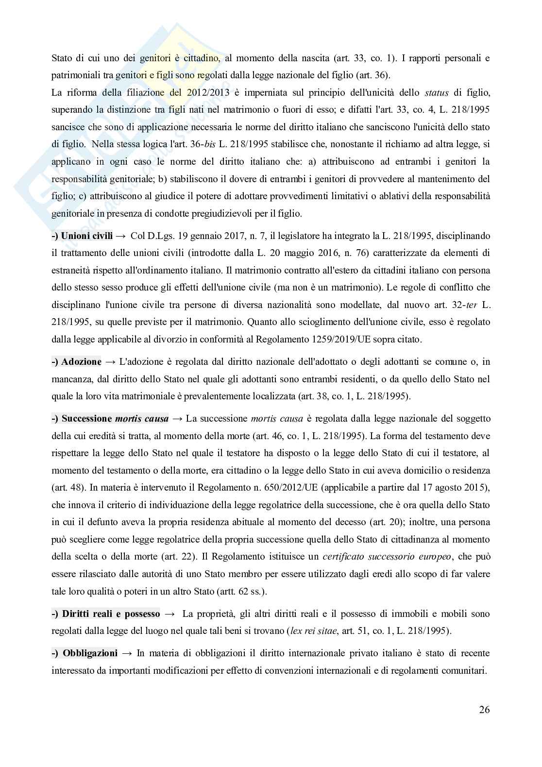 Riassunto esame Istituzioni di Diritto Privato, Prof. Schiavone Giovanni, libro consigliato Manuale di diritto privato (26^ edizione), Torrente, Schlesinger Pag. 26