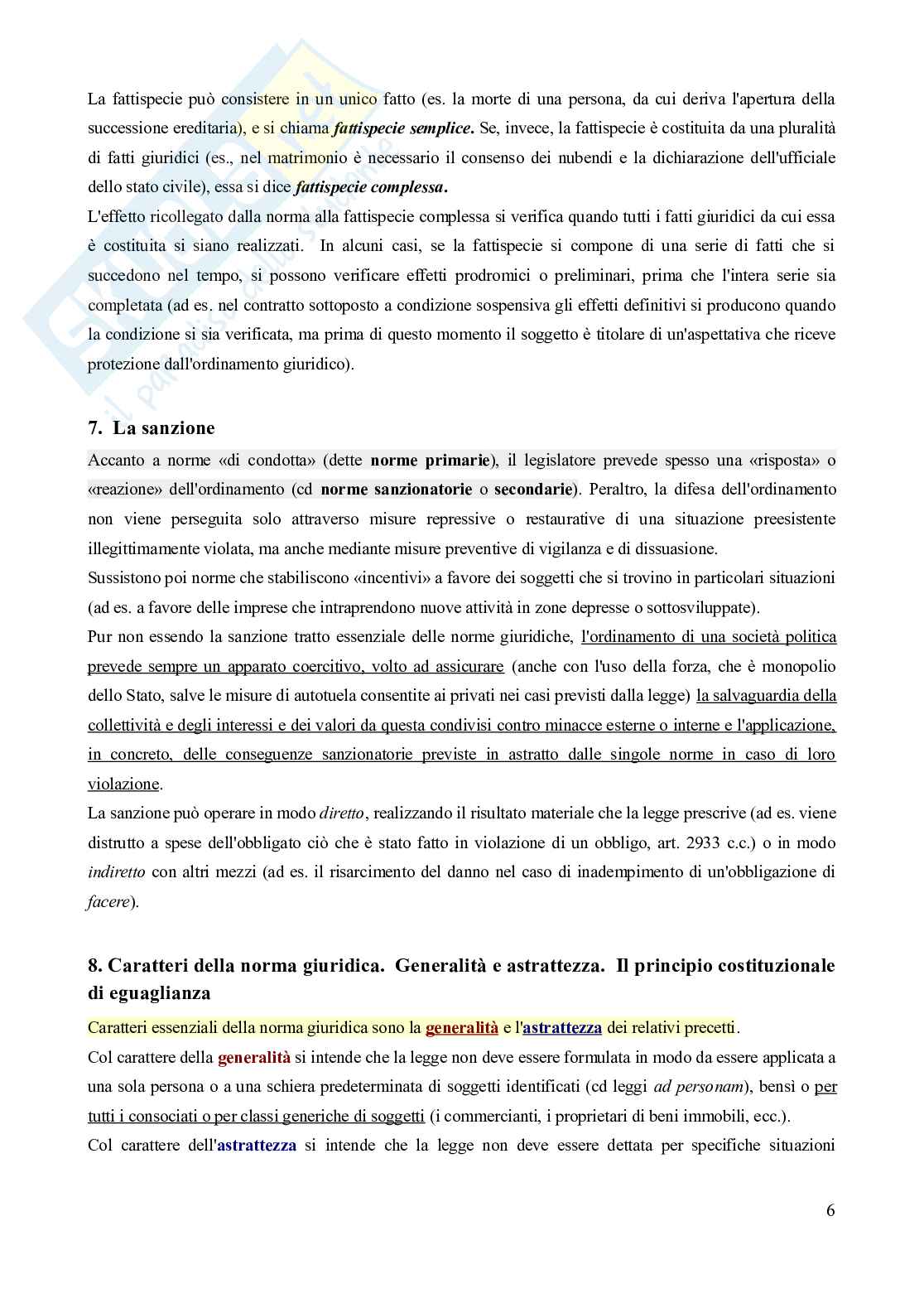 Riassunto esame Istituzioni di Diritto Privato, Prof. Schiavone Giovanni, libro consigliato Manuale di diritto privato (26^ edizione), Torrente, Schlesinger Pag. 6