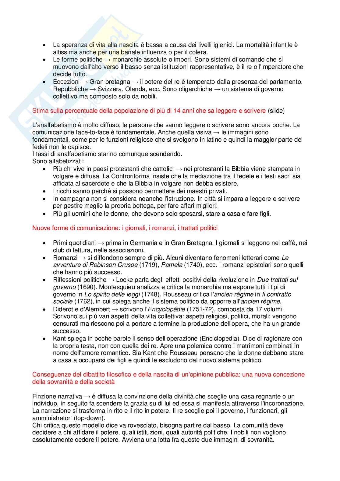 Appunti Forme e modelli della comunicazione in età contemporanea Pag. 2