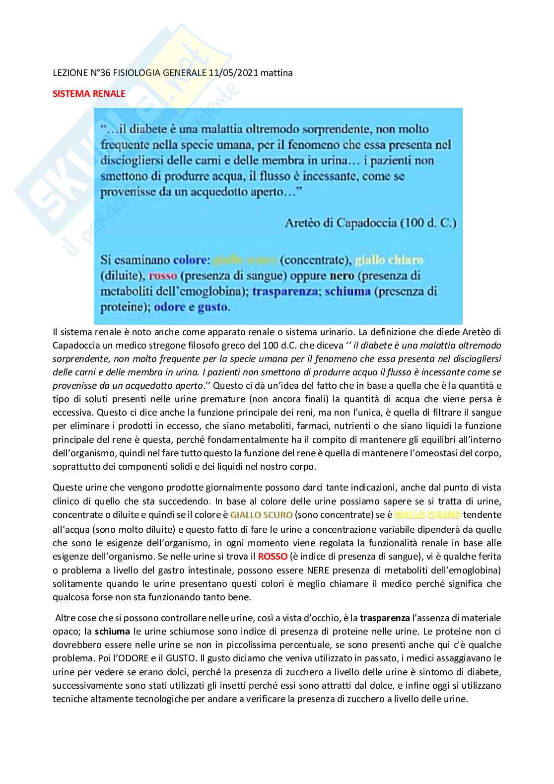 Fisiologia generale - Parte 8 Pag. 1