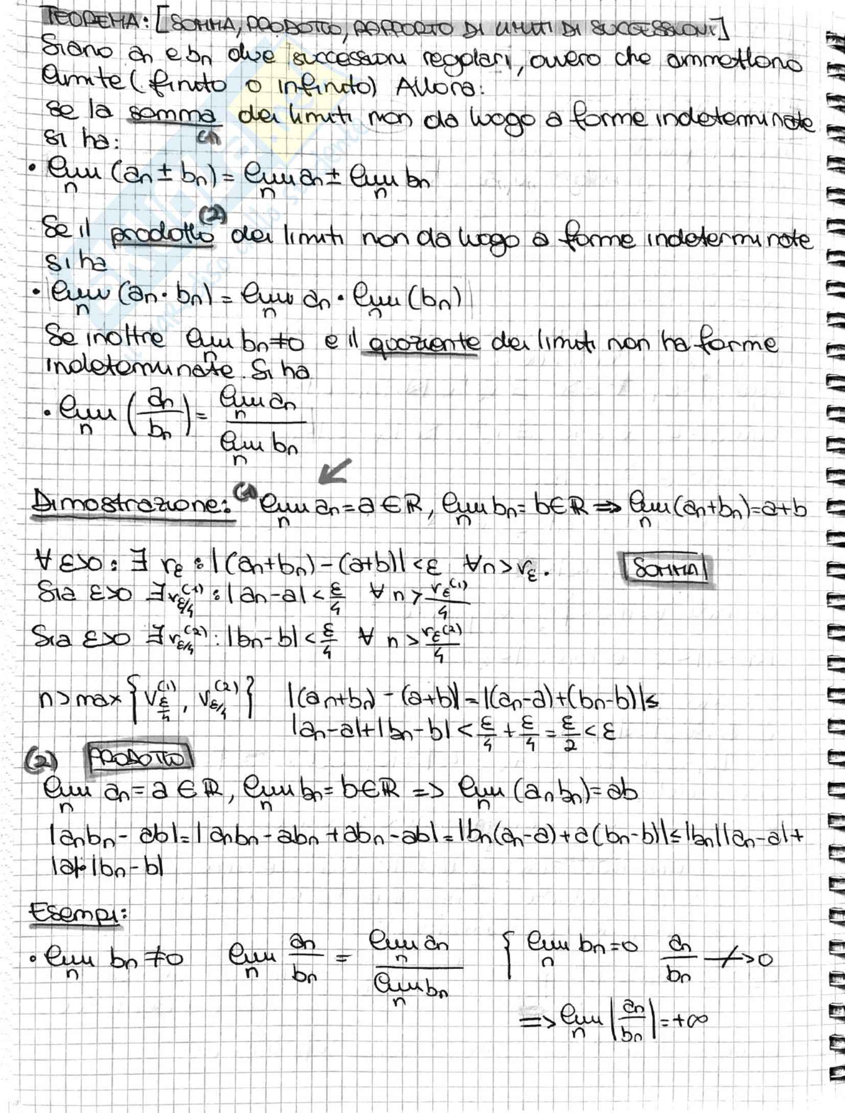 Analisi 1 - Appunti completi Pag. 36