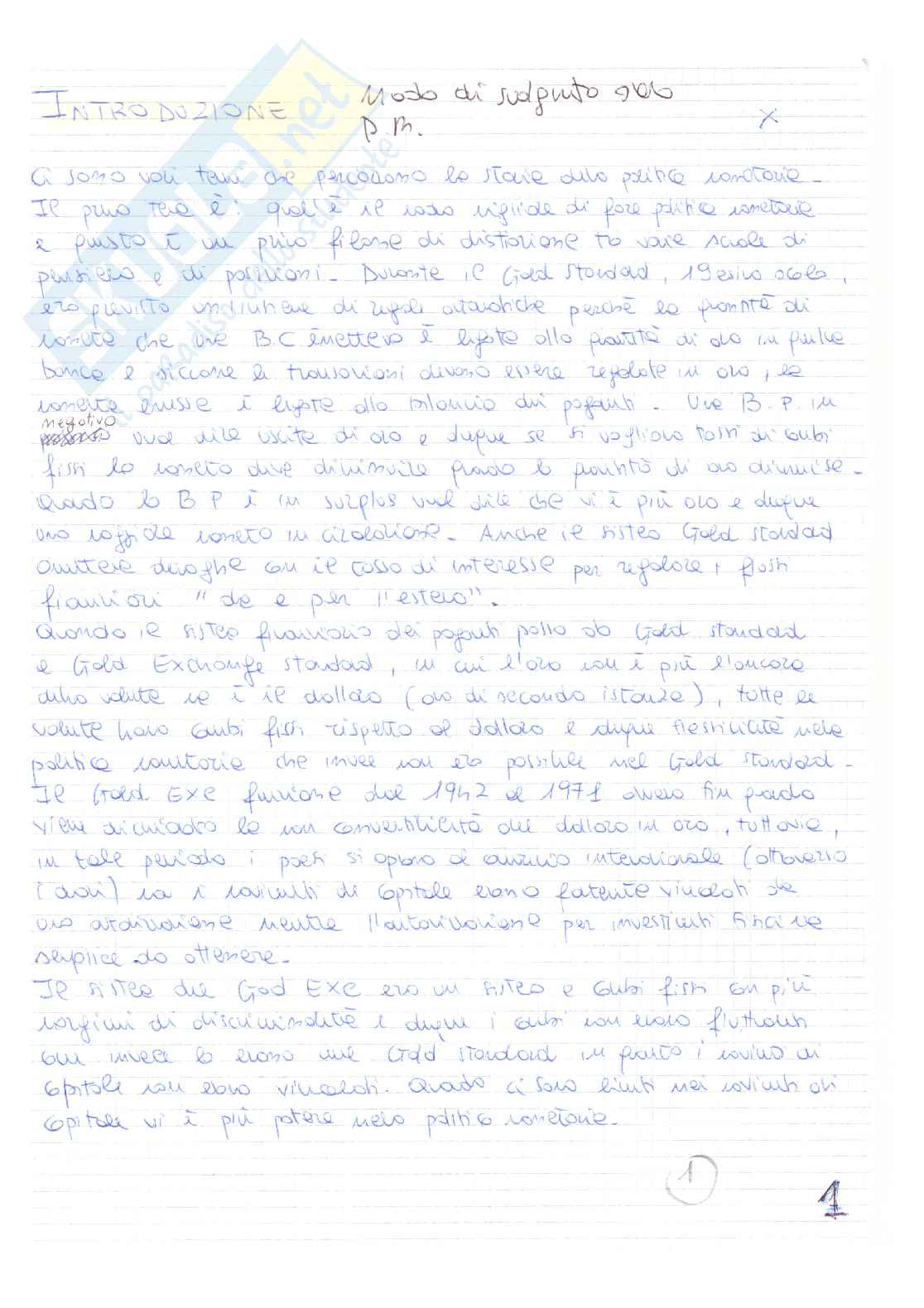 Economia monetaria Pag. 2