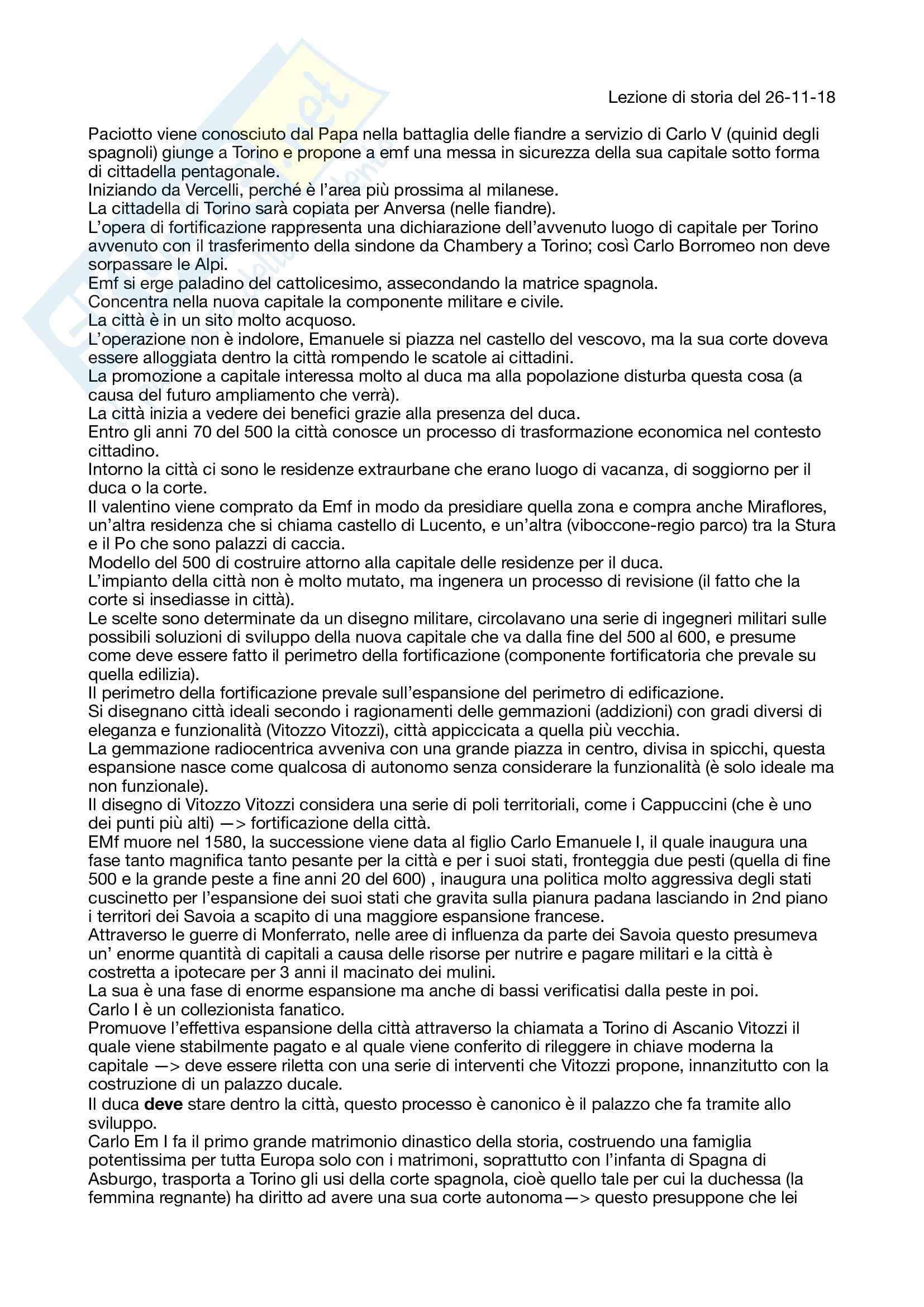 Paciotto e periodo affine Pag. 1