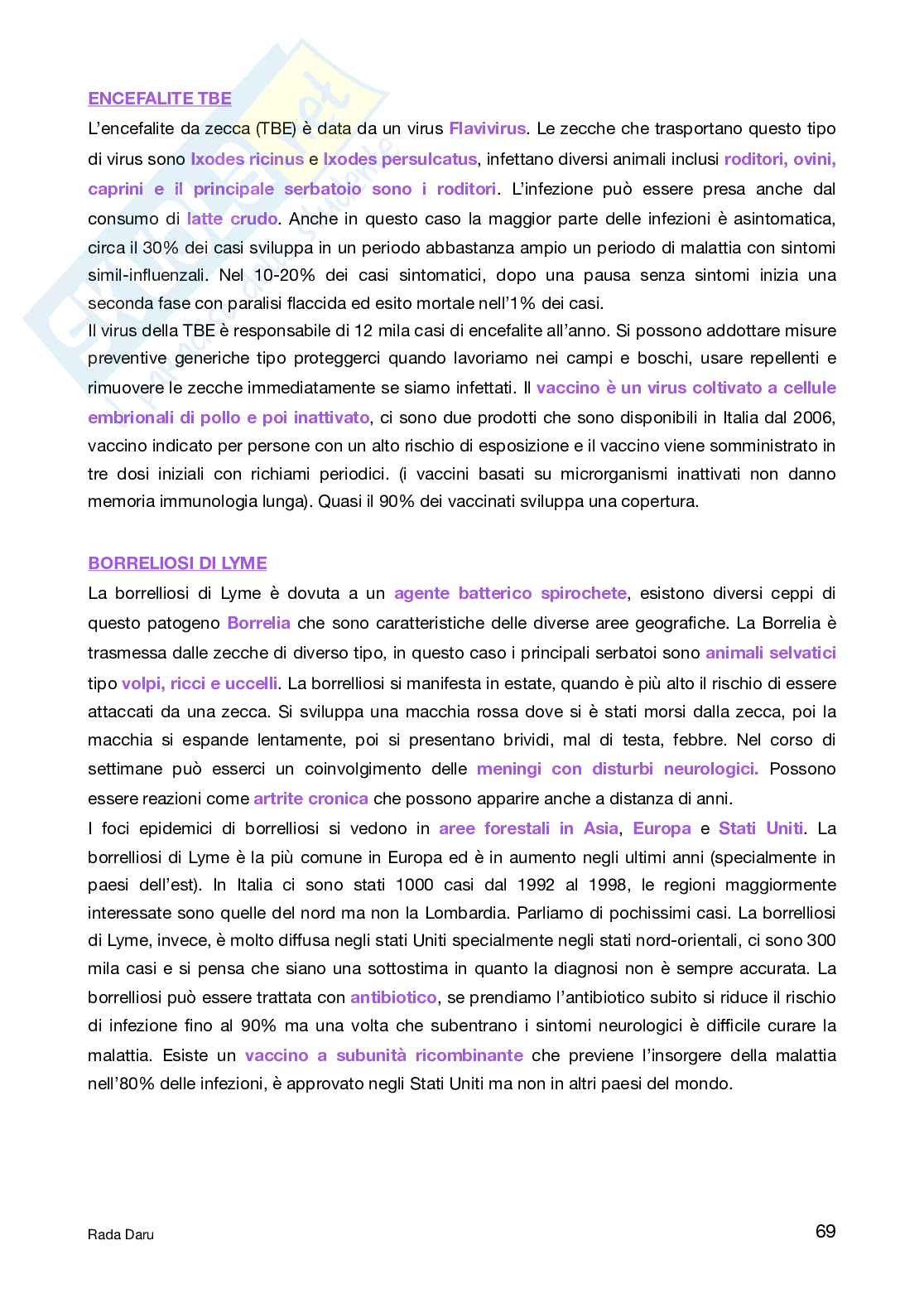 Microbiologia applicata ad igiene e virologia Pag. 71