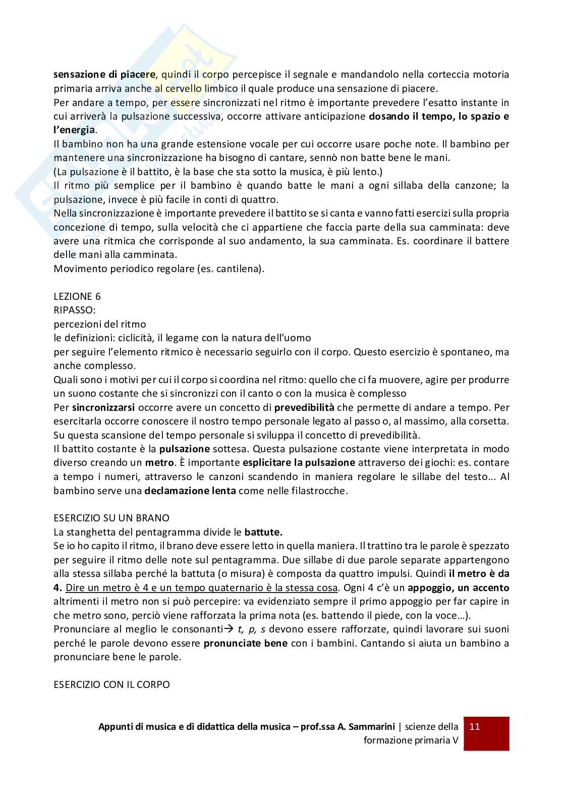 Appunti delle lezioni di Musica Pag. 11