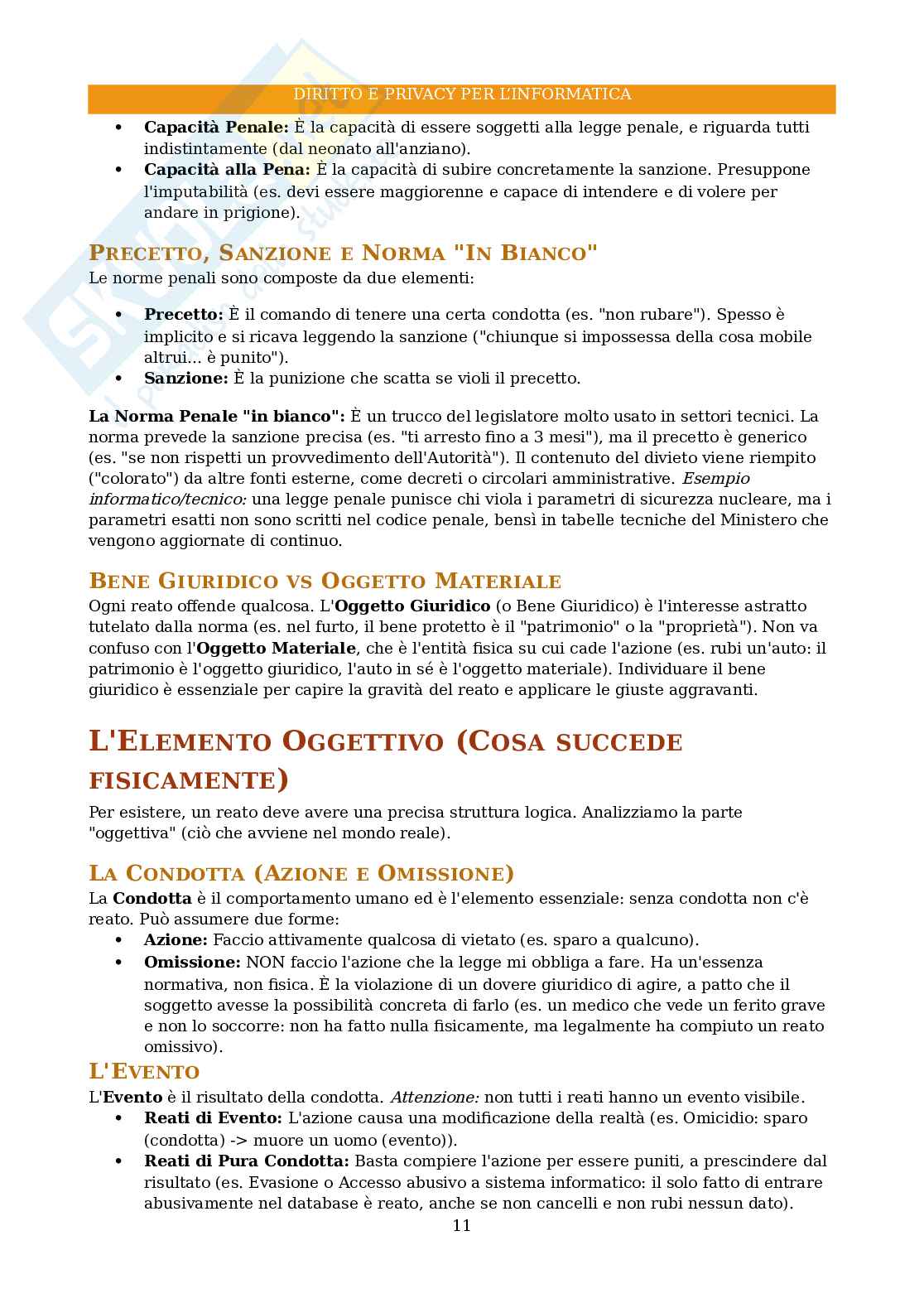 Appunti completi per Diritto e privacy per l'informatica Pag. 11