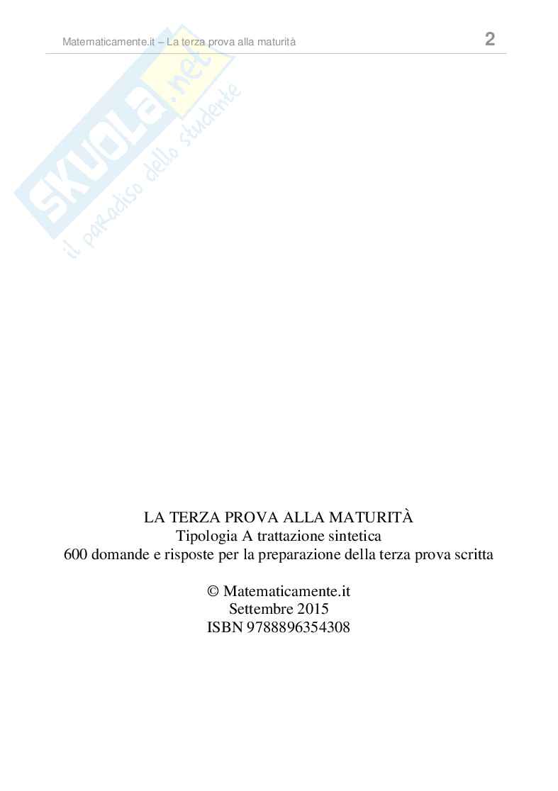 La terza prova alla maturità (ebook) Pag. 2