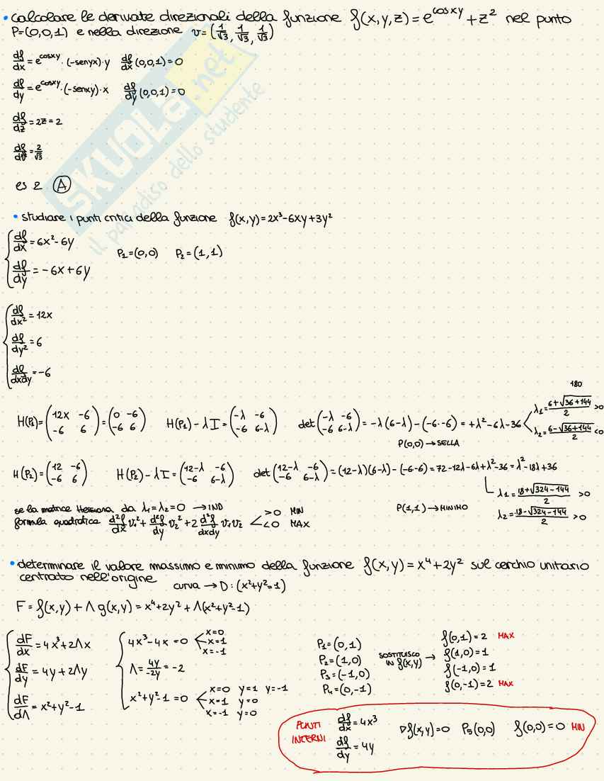 Esercizi svolti Analisi matematica II Pag. 11