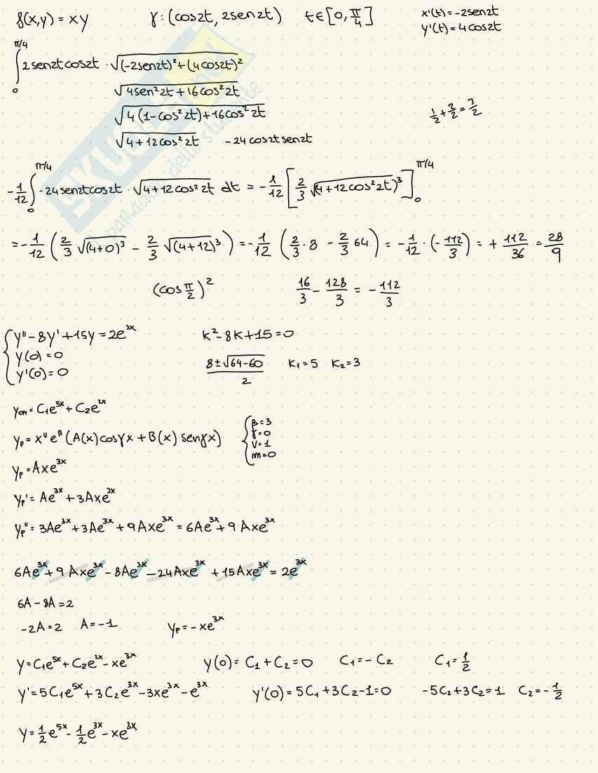 Esercizi svolti Analisi matematica II Pag. 76