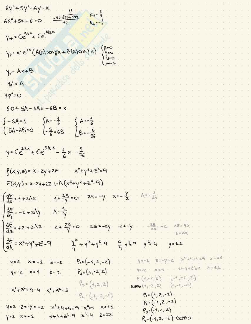 Esercizi svolti Analisi matematica II Pag. 86