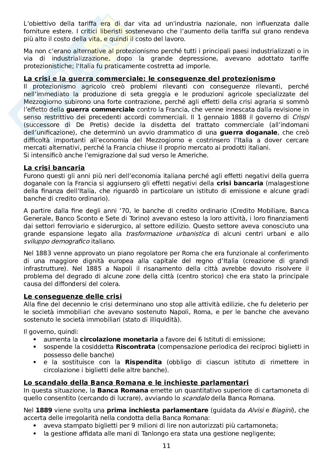 Storia economica - Secondo parziale Pag. 11