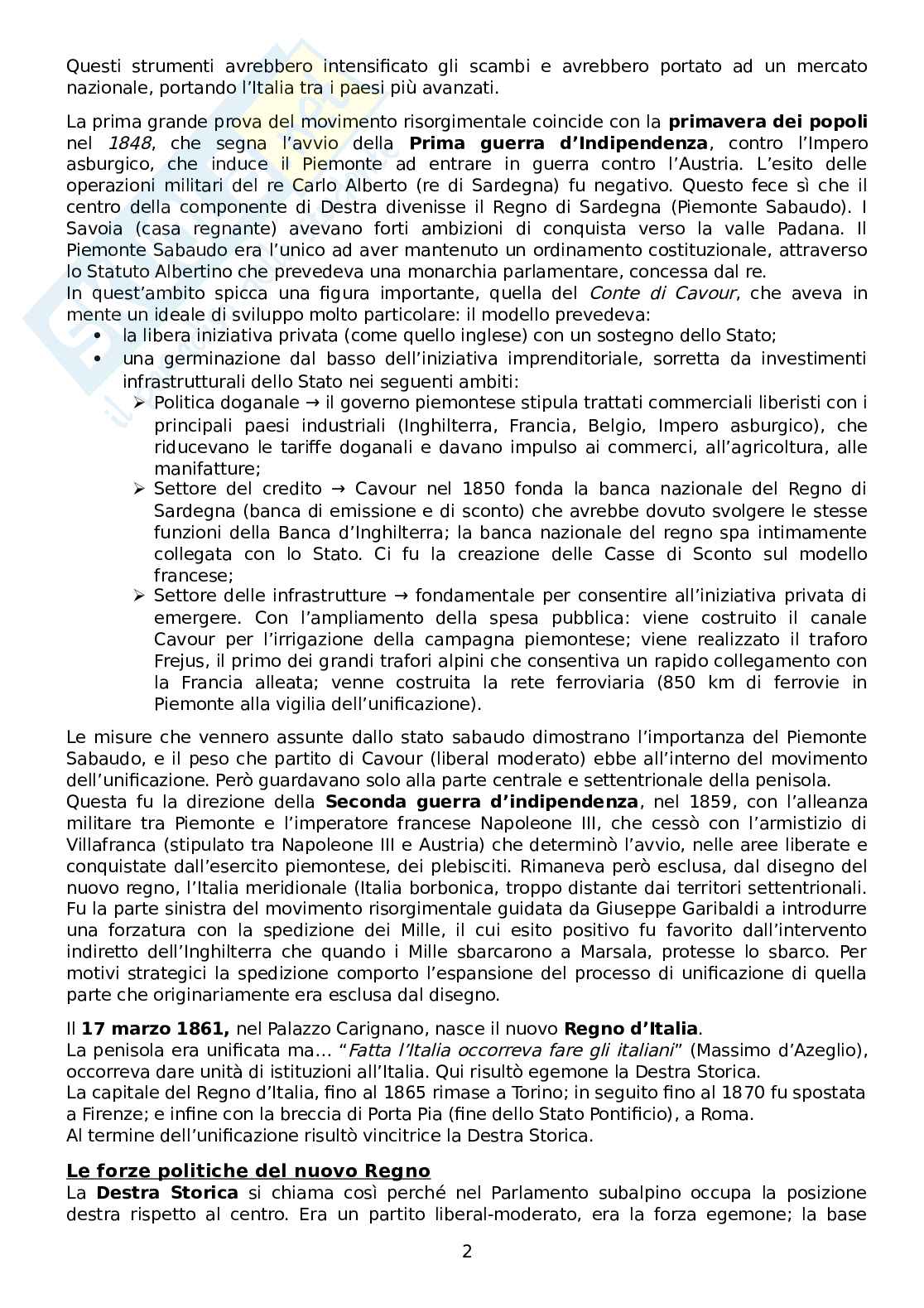 Storia economica - Secondo parziale Pag. 2