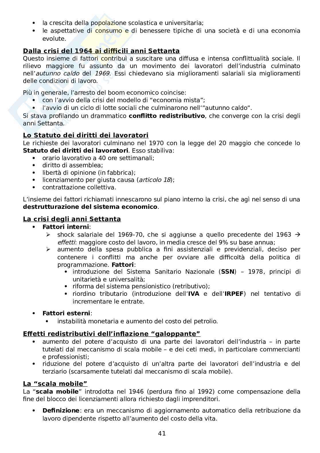 Storia economica - Secondo parziale Pag. 41