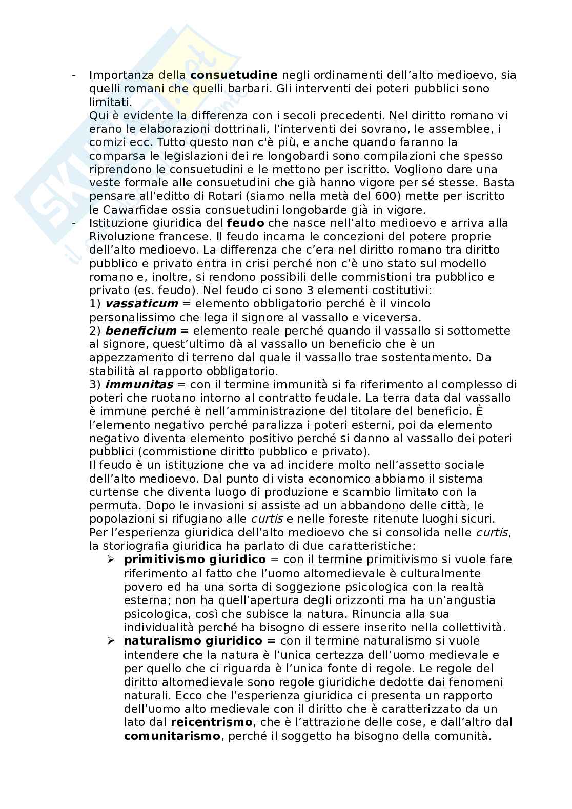 Storia del diritto I  Pag. 2