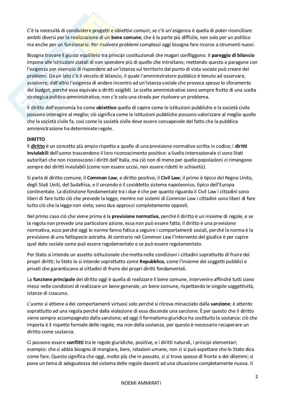 Diritto dell'economia Pag. 2