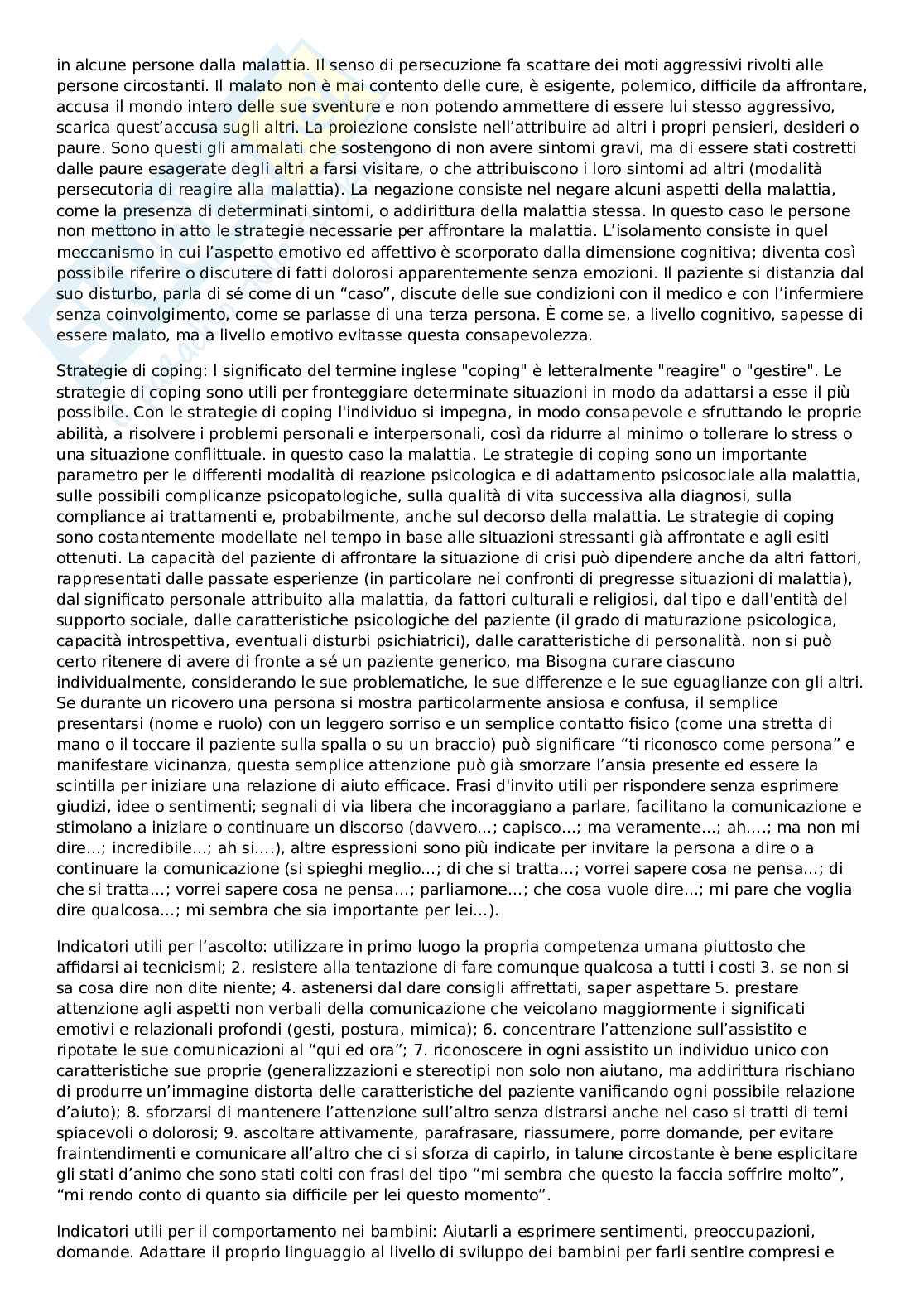 Bisogno di evitare i pericoli Pag. 2