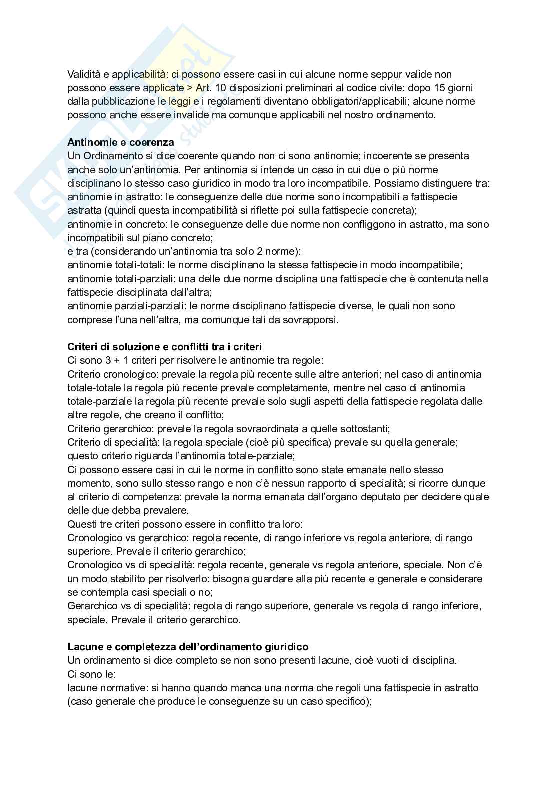 Riassunto esame Filosofia del diritto, Prof. Rotolo Antonino, libro consigliato Argomenti di teoria del diritto, Faralli Pag. 11