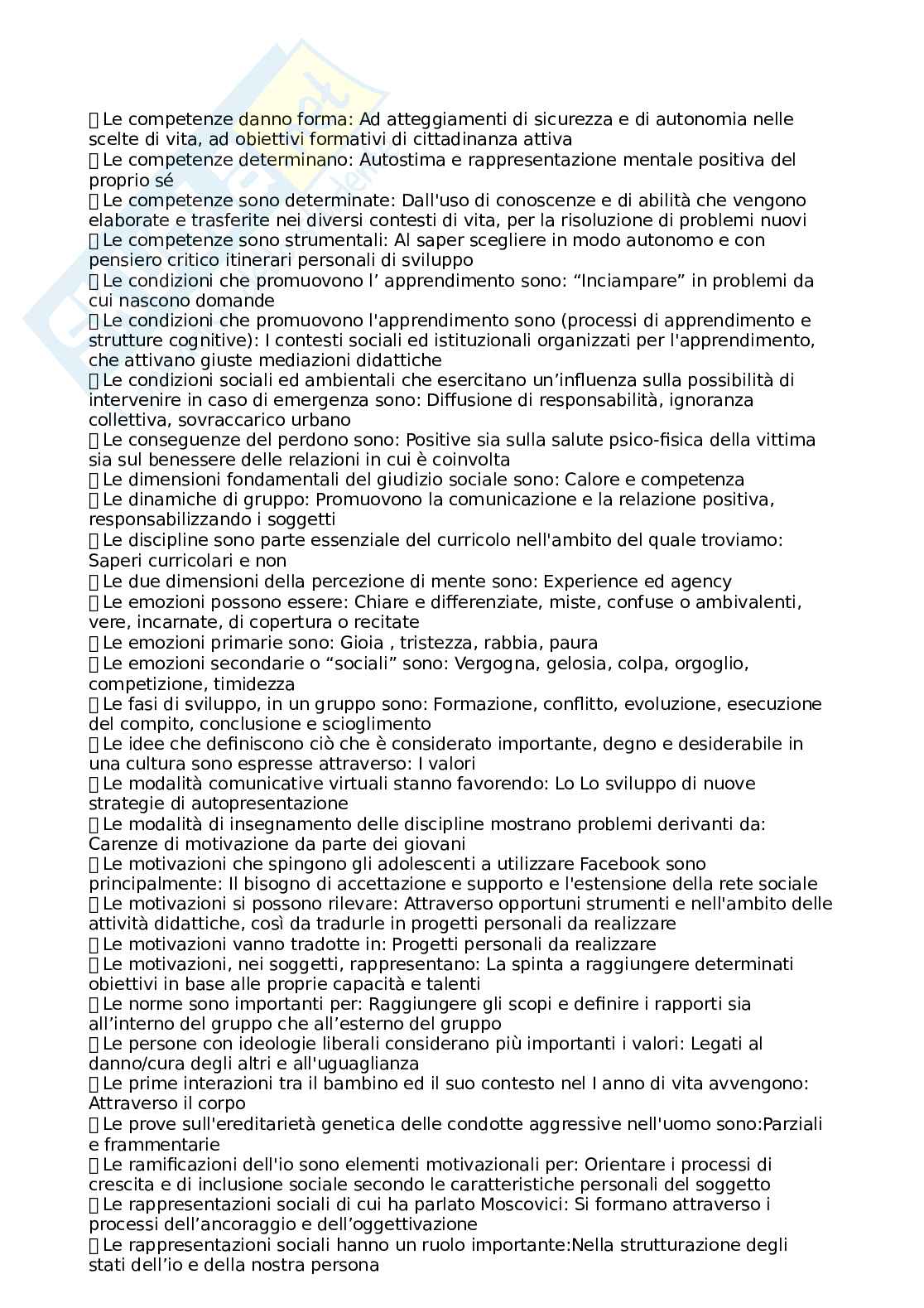 Domande e risposte esame di Psicologia dinamica Pag. 21