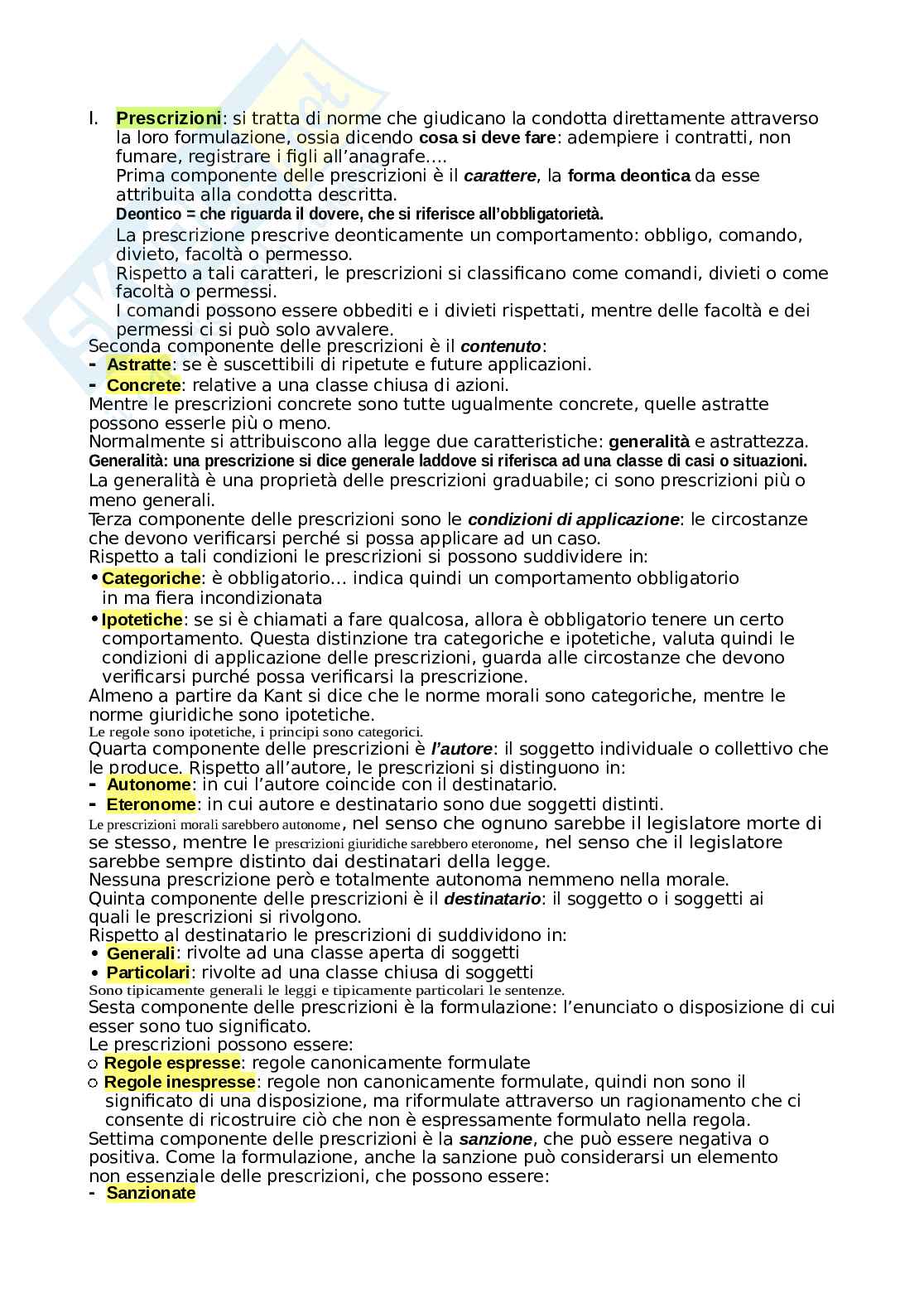 Riassunto esame Filosofia del diritto, Prof. Velluzzi Vito, libro consigliato Filosofia del diritto - lezioni, Riccardo Guastini Pag. 11